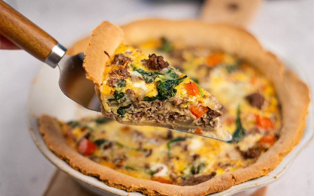 Beef Quiche Tanamera Coffee